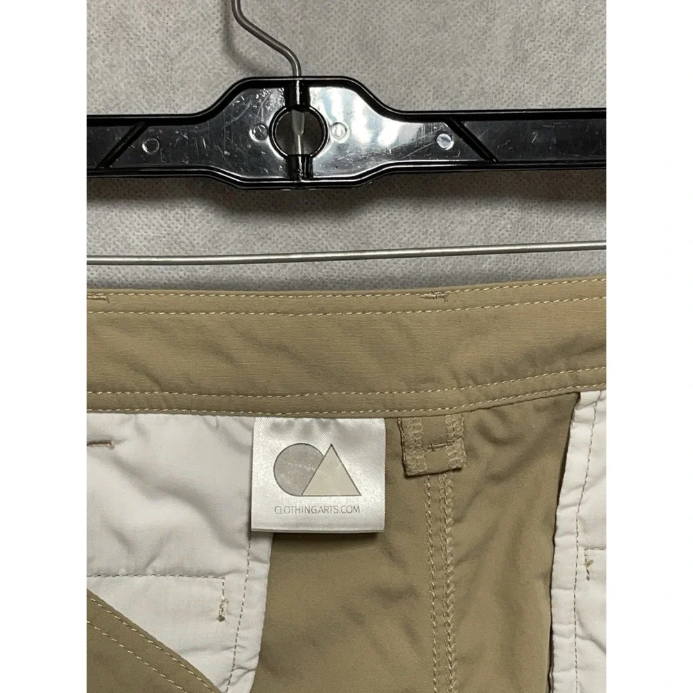 Clothing Arts Pants Men 38X32 Beige P Cubed Pick Pocket Proof Active Performance
